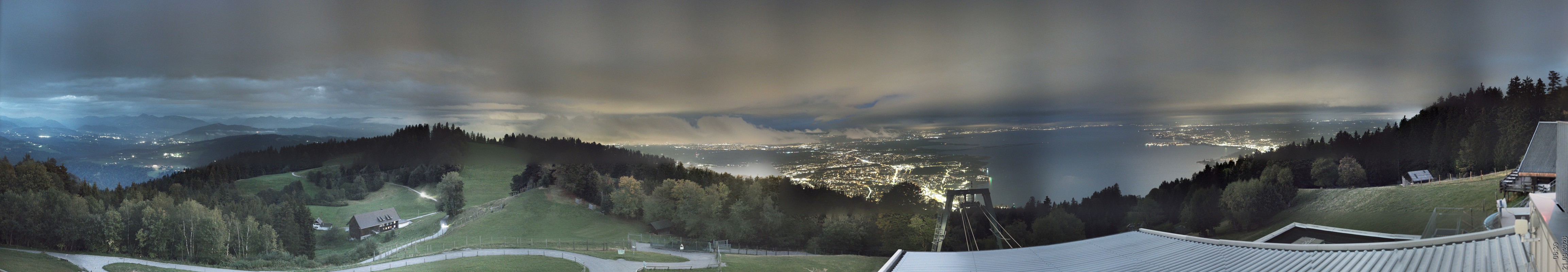 Archiv Foto Webcam Bregenz: Bergstation Pfänderbahn