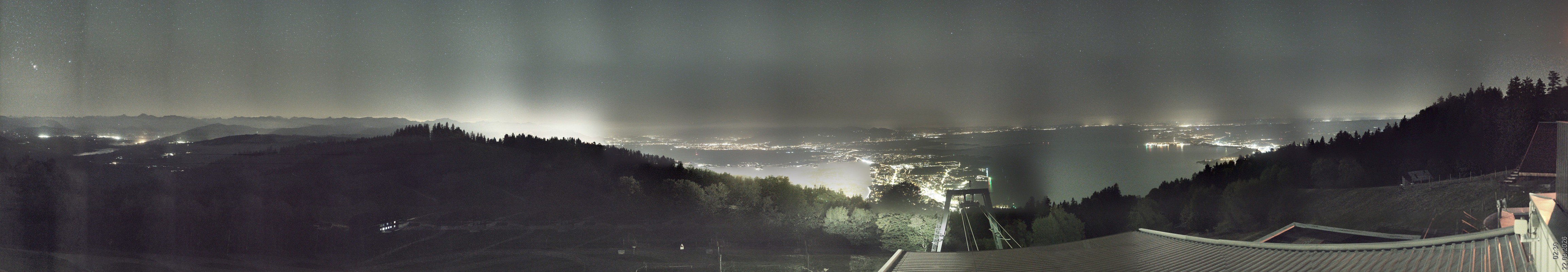 Archiv Foto Webcam Bregenz: Bergstation Pfänderbahn