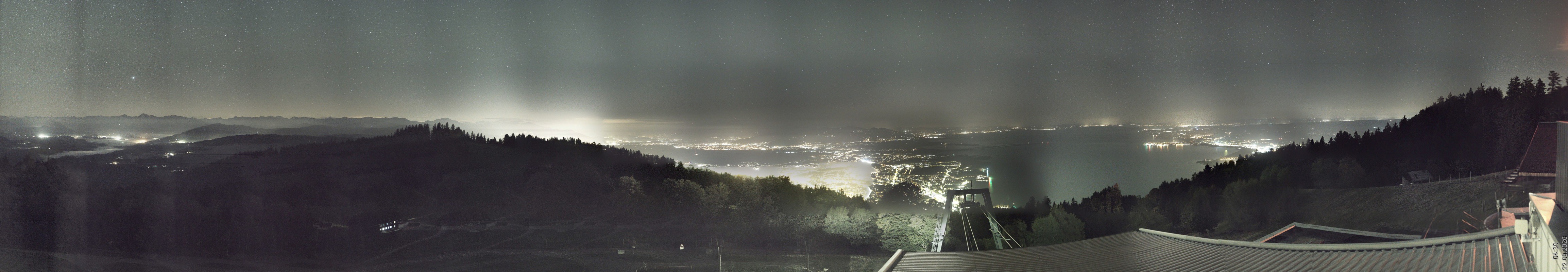 Archiv Foto Webcam Bregenz: Bergstation Pfänderbahn