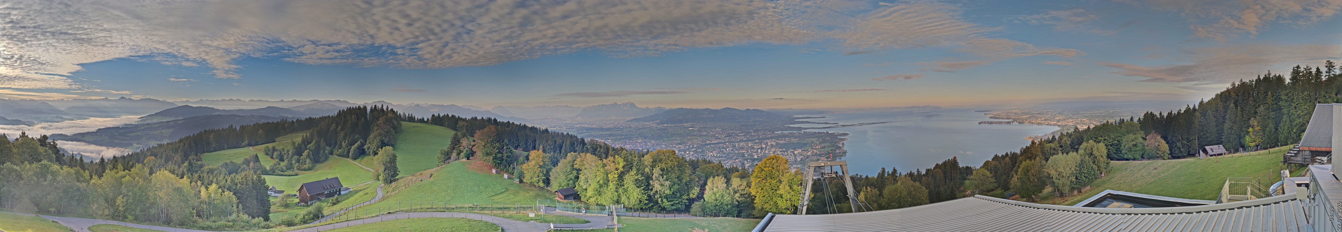 Archiv Foto Webcam Bregenz: Bergstation Pfänderbahn