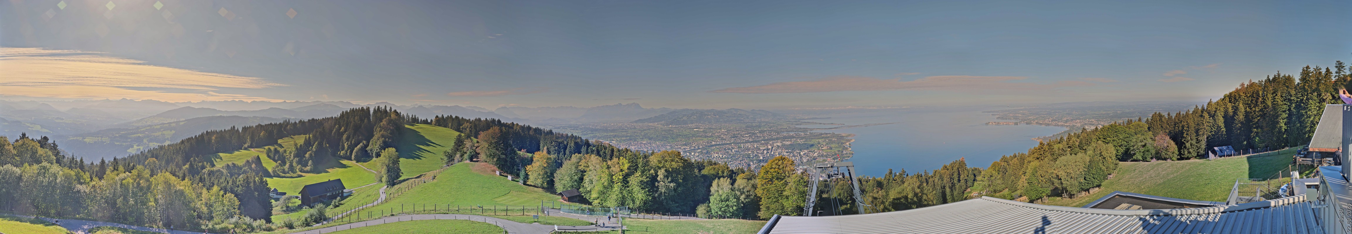 Archiv Foto Webcam Bregenz: Bergstation Pfänderbahn
