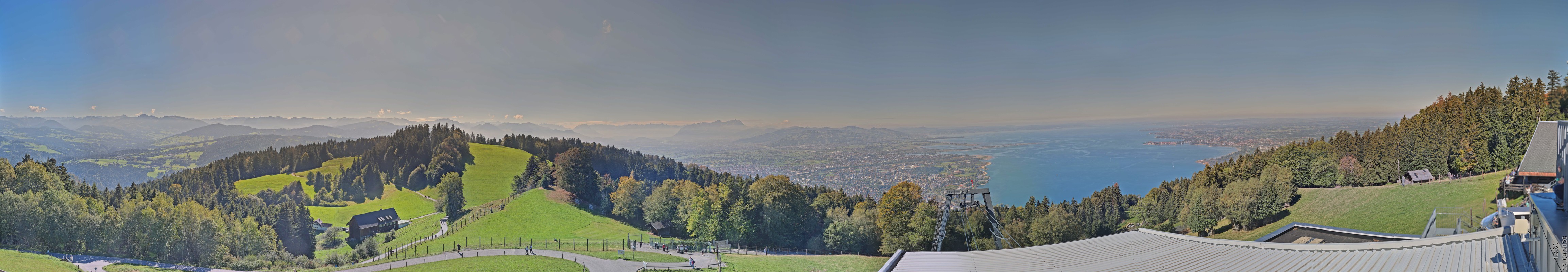 Archiv Foto Webcam Bregenz: Bergstation Pfänderbahn