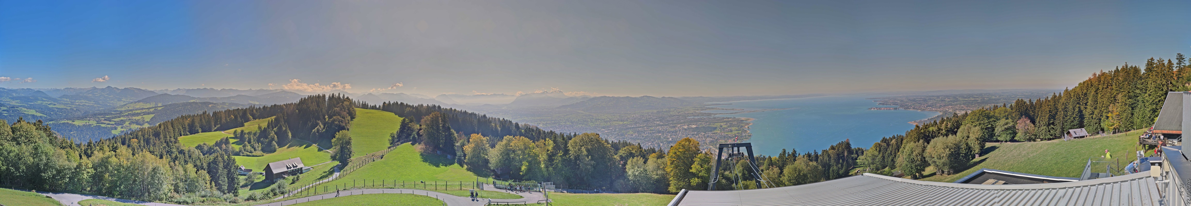 Archiv Foto Webcam Bregenz: Bergstation Pfänderbahn