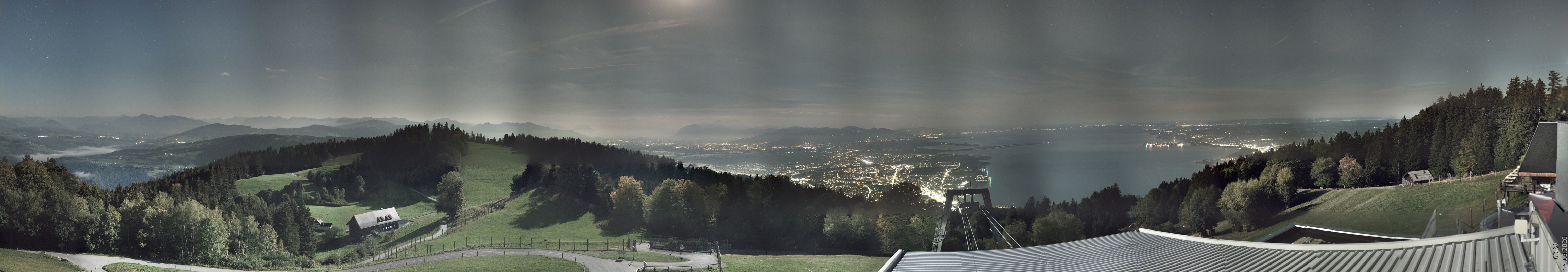 Archiv Foto Webcam Bregenz: Bergstation Pfänderbahn