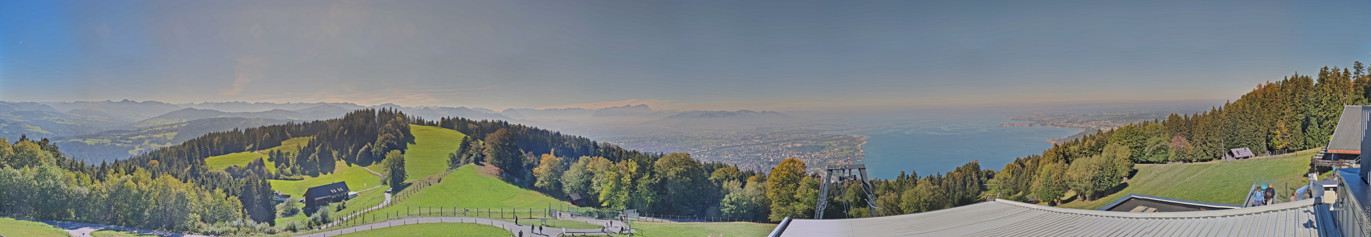 Archiv Foto Webcam Bregenz: Bergstation Pfänderbahn