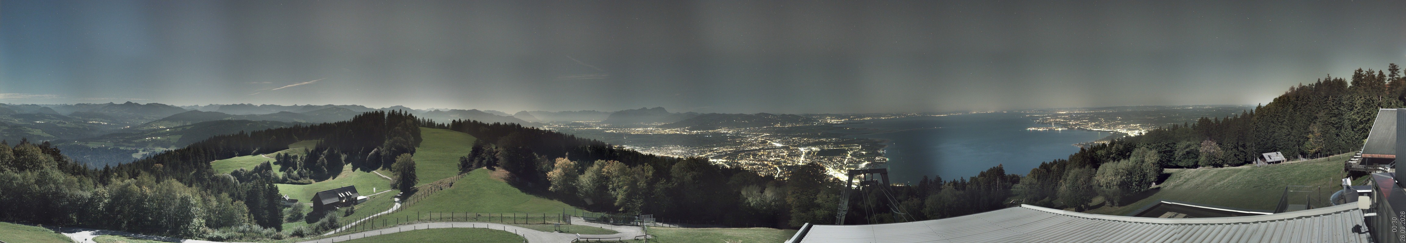 Archiv Foto Webcam Bregenz: Bergstation Pfänderbahn