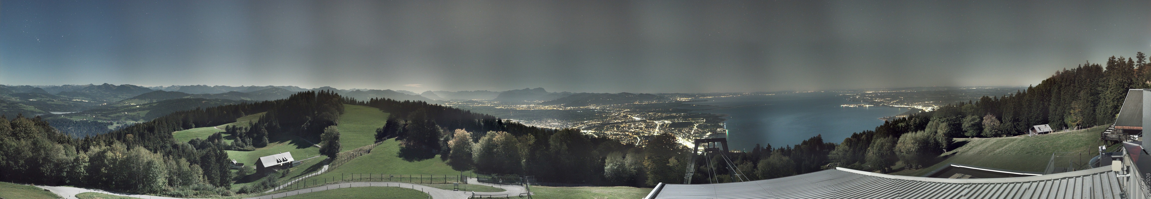 Archiv Foto Webcam Bregenz: Bergstation Pfänderbahn