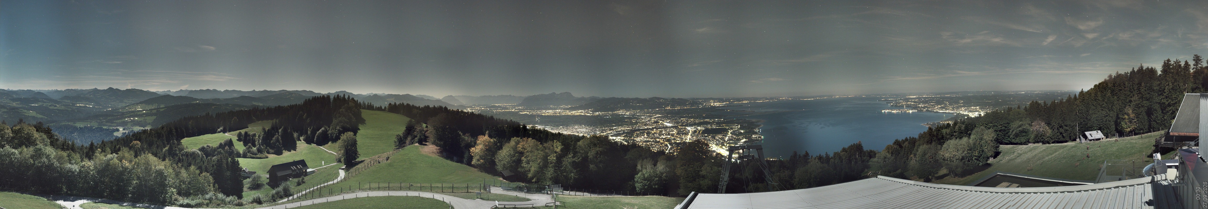 Archiv Foto Webcam Bregenz: Bergstation Pfänderbahn