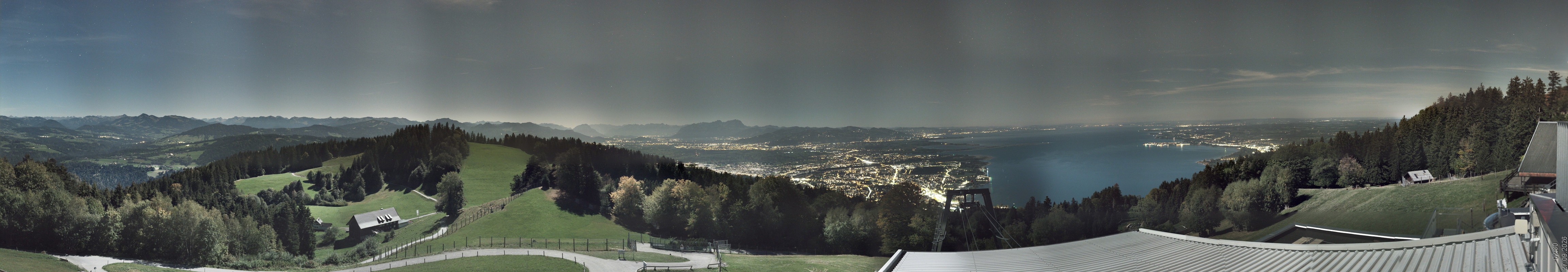 Archiv Foto Webcam Bregenz: Bergstation Pfänderbahn
