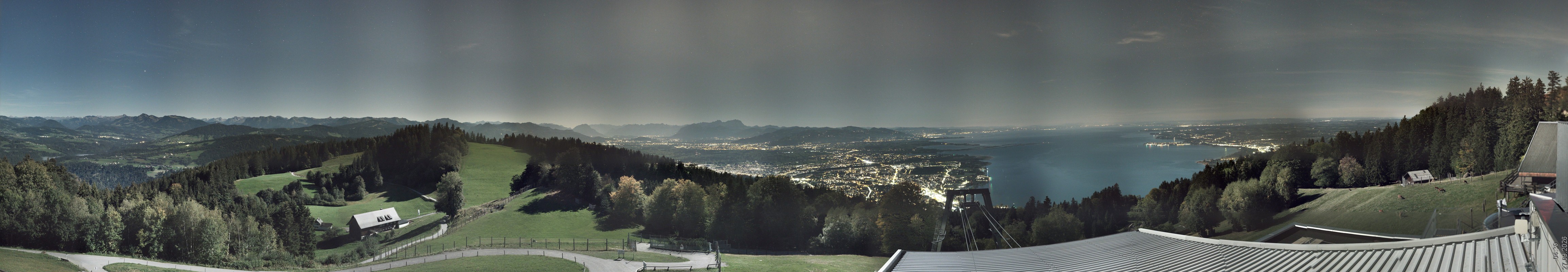Archiv Foto Webcam Bregenz: Bergstation Pfänderbahn