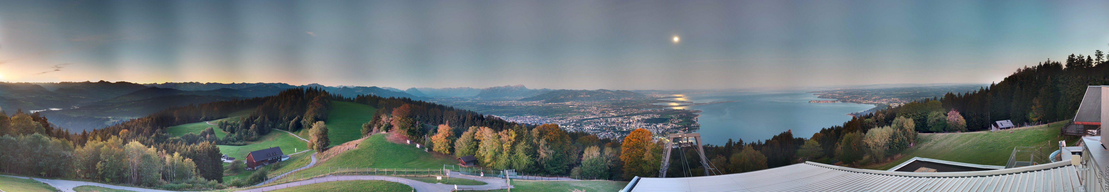 Archiv Foto Webcam Bregenz: Bergstation Pfänderbahn