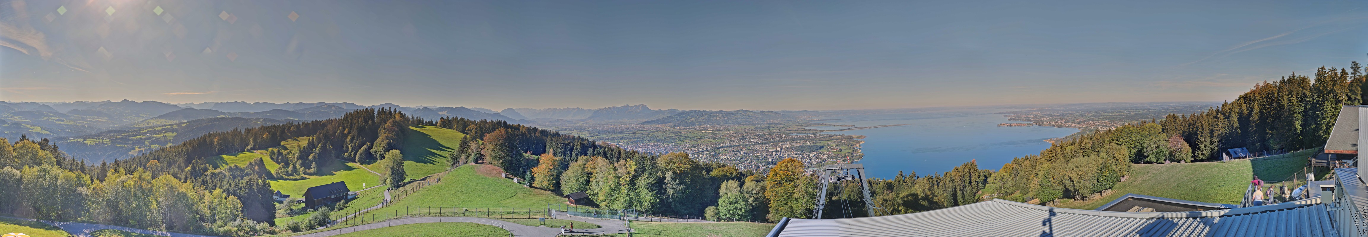 Archiv Foto Webcam Bregenz: Bergstation Pfänderbahn