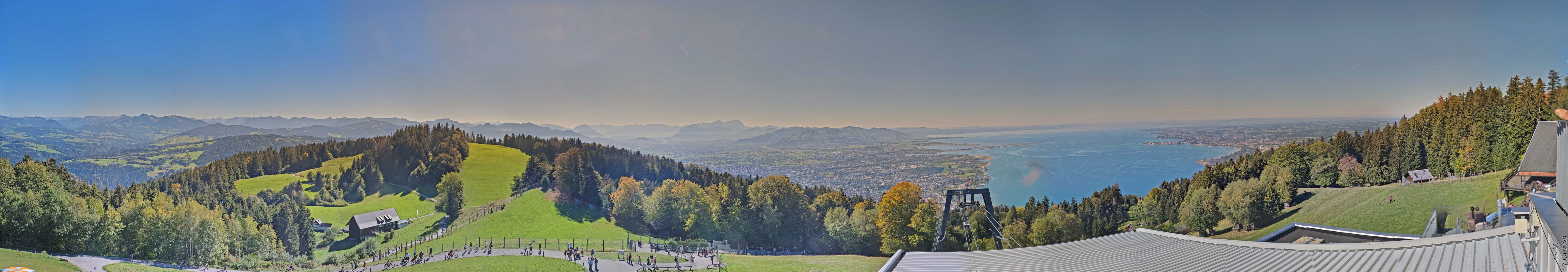 Archiv Foto Webcam Bregenz: Bergstation Pfänderbahn