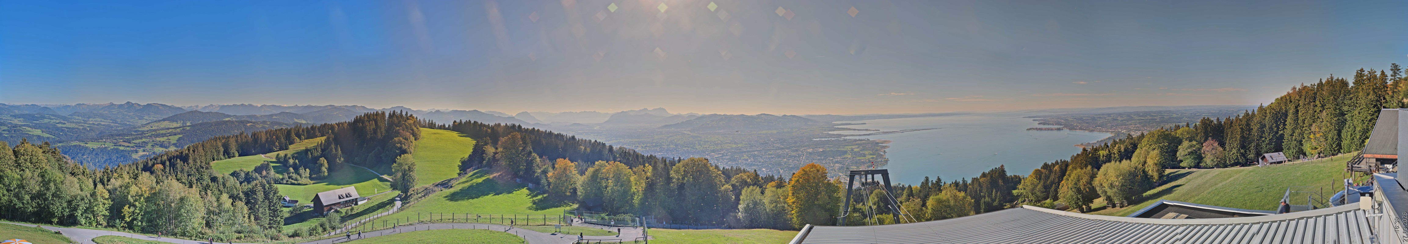 Archiv Foto Webcam Bregenz: Bergstation Pfänderbahn