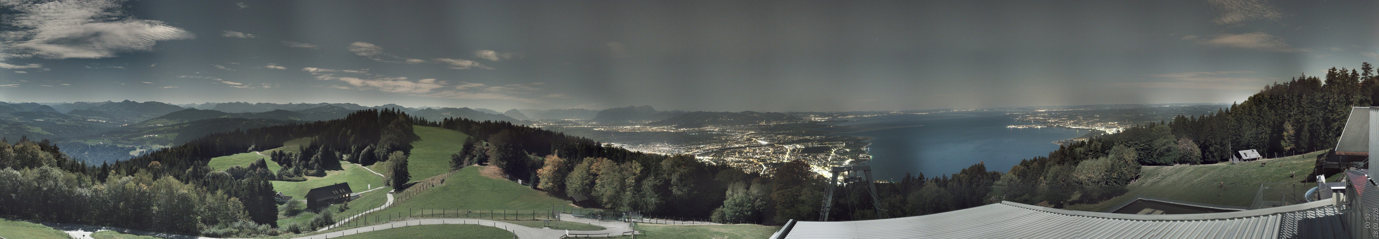 Archiv Foto Webcam Bregenz: Bergstation Pfänderbahn
