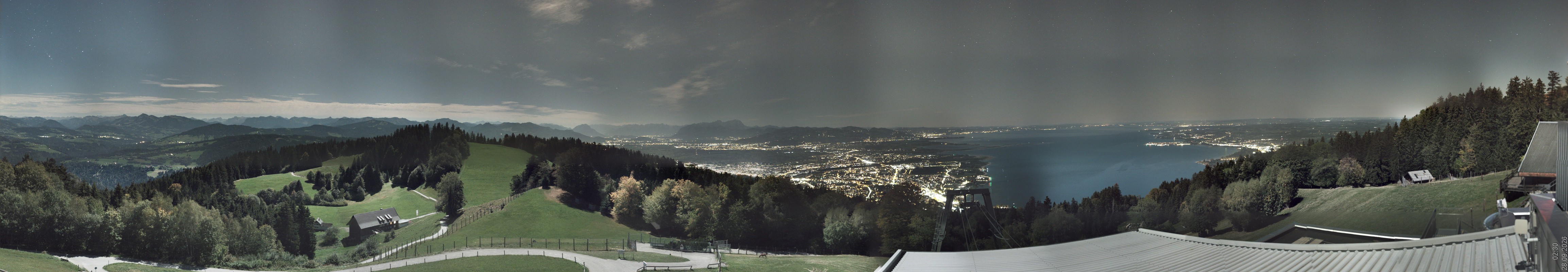 Archiv Foto Webcam Bregenz: Bergstation Pfänderbahn