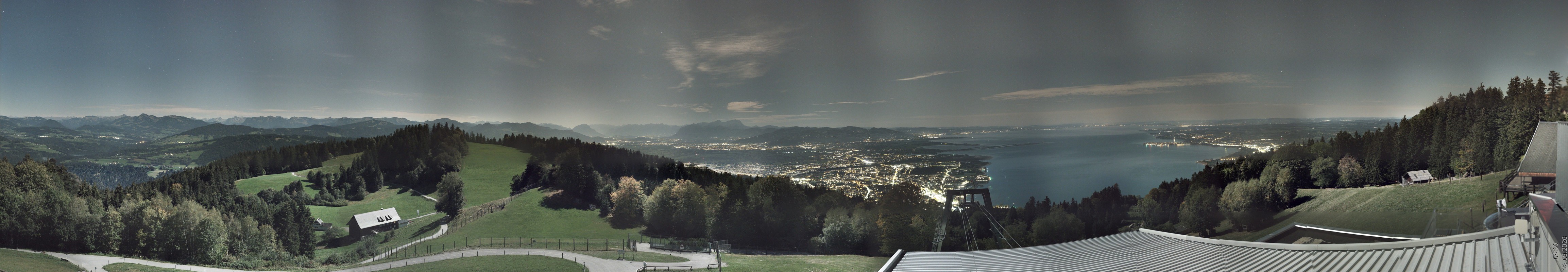 Archiv Foto Webcam Bregenz: Bergstation Pfänderbahn