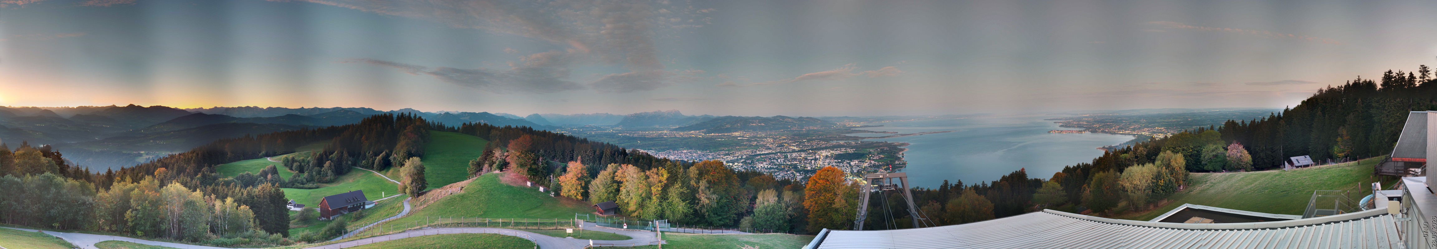 Archiv Foto Webcam Bregenz: Bergstation Pfänderbahn