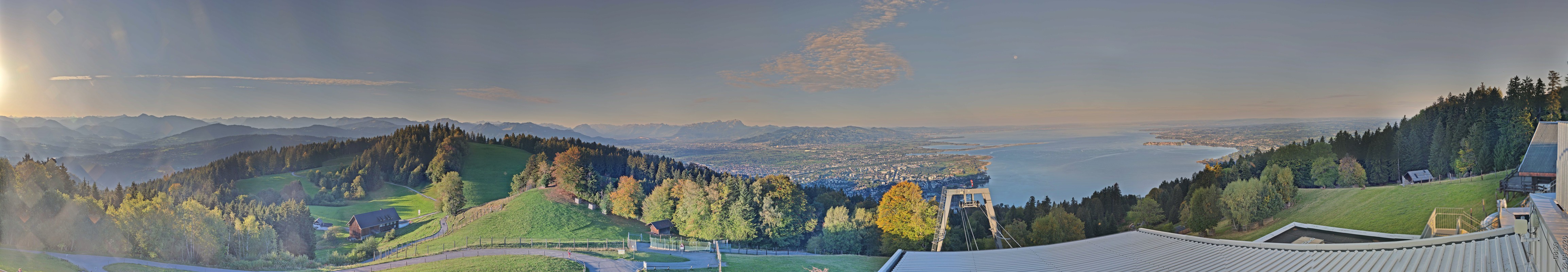 Archiv Foto Webcam Bregenz: Bergstation Pfänderbahn