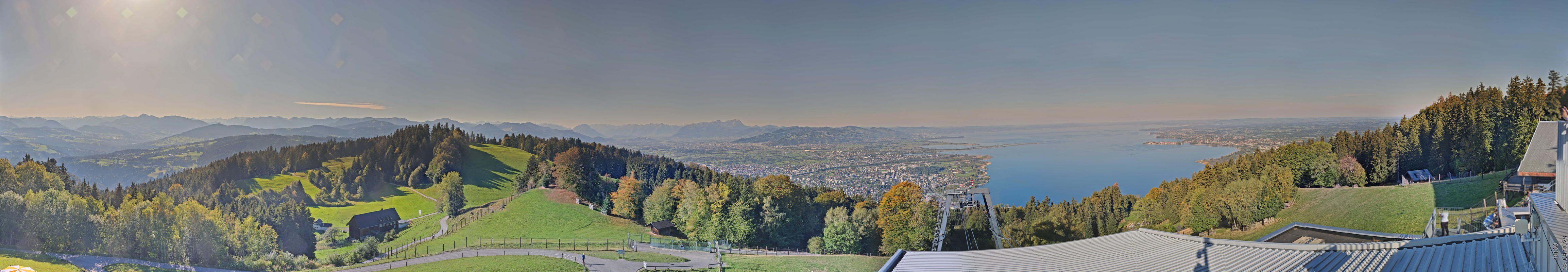 Archiv Foto Webcam Bregenz: Bergstation Pfänderbahn