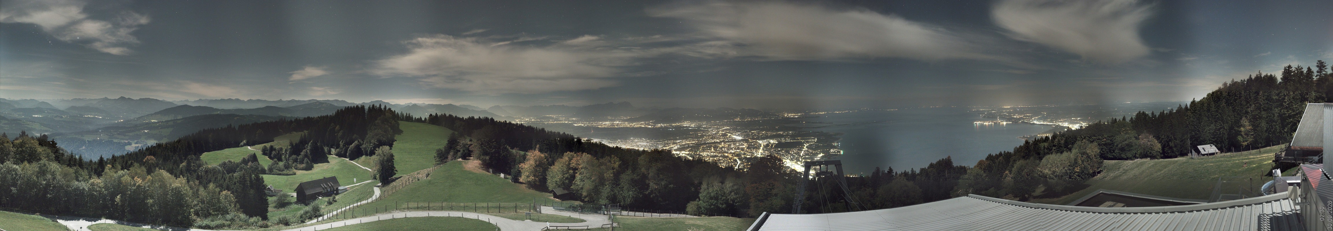 Archiv Foto Webcam Bregenz: Bergstation Pfänderbahn