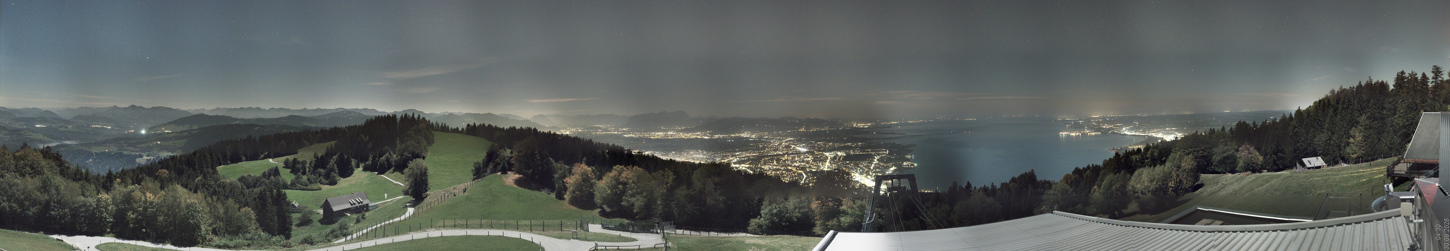 Archiv Foto Webcam Bregenz: Bergstation Pfänderbahn