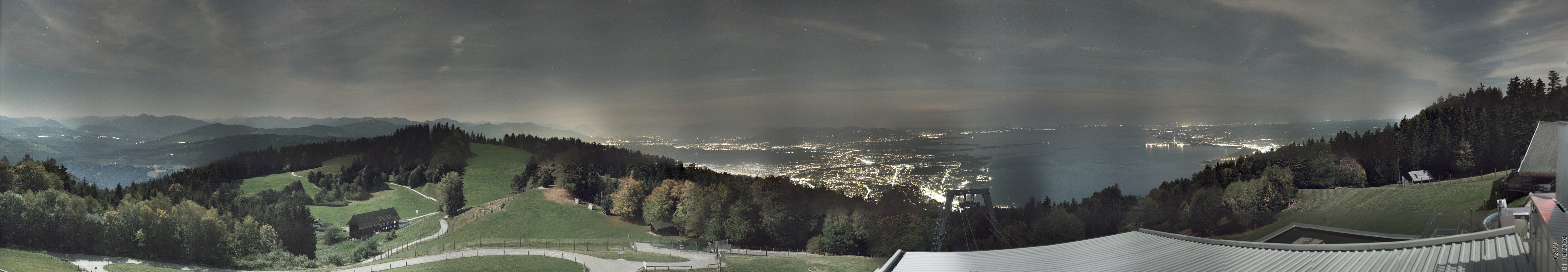 Archiv Foto Webcam Bregenz: Bergstation Pfänderbahn