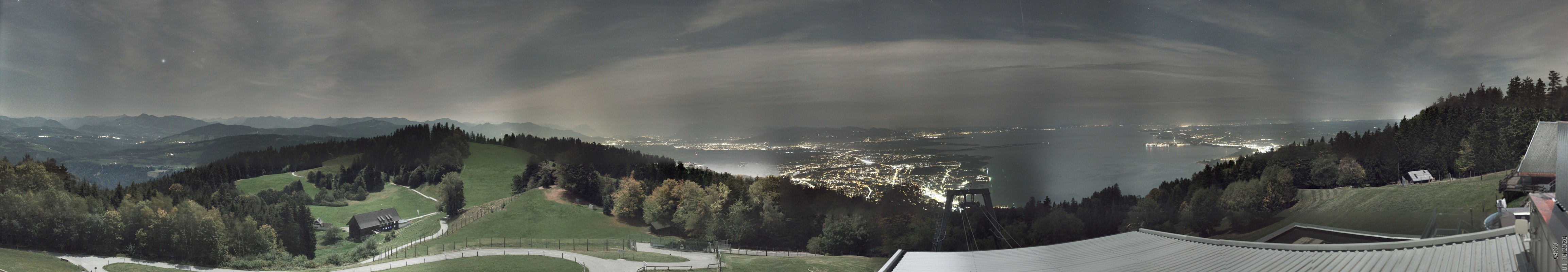 Archiv Foto Webcam Bregenz: Bergstation Pfänderbahn
