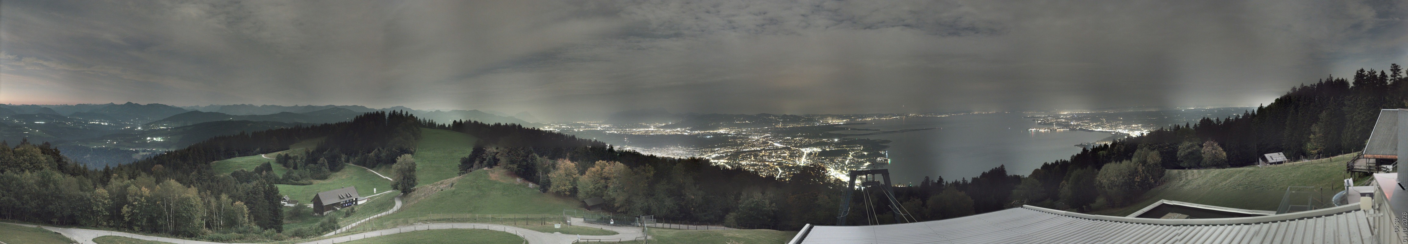 Archiv Foto Webcam Bregenz: Bergstation Pfänderbahn