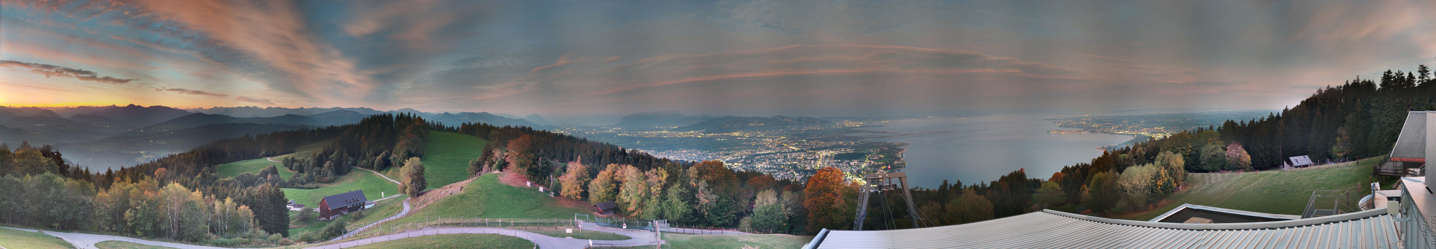 Archiv Foto Webcam Bregenz: Bergstation Pfänderbahn