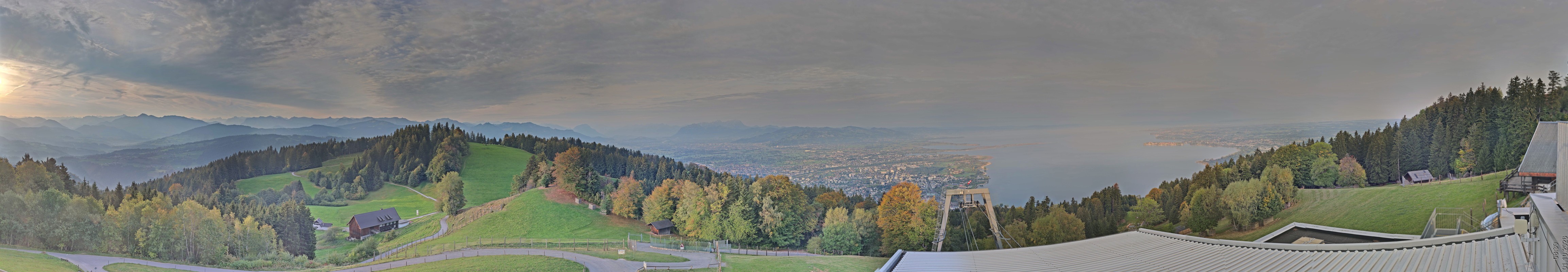 Archiv Foto Webcam Bregenz: Bergstation Pfänderbahn