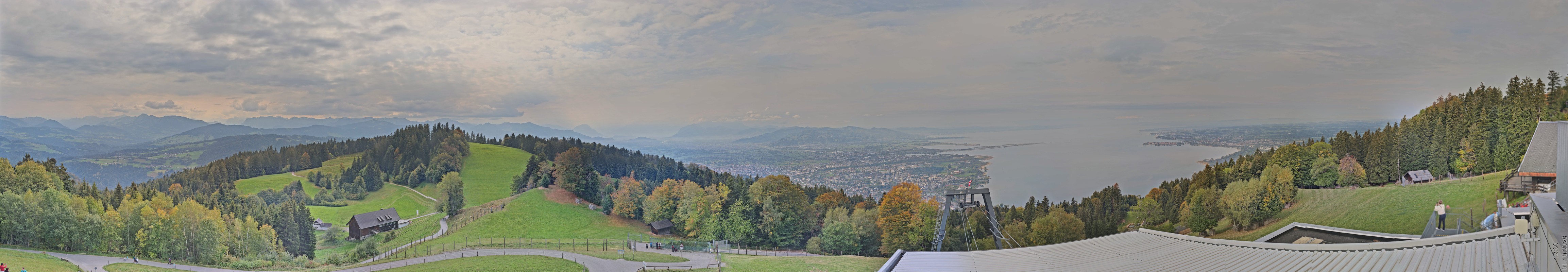 Archiv Foto Webcam Bregenz: Bergstation Pfänderbahn