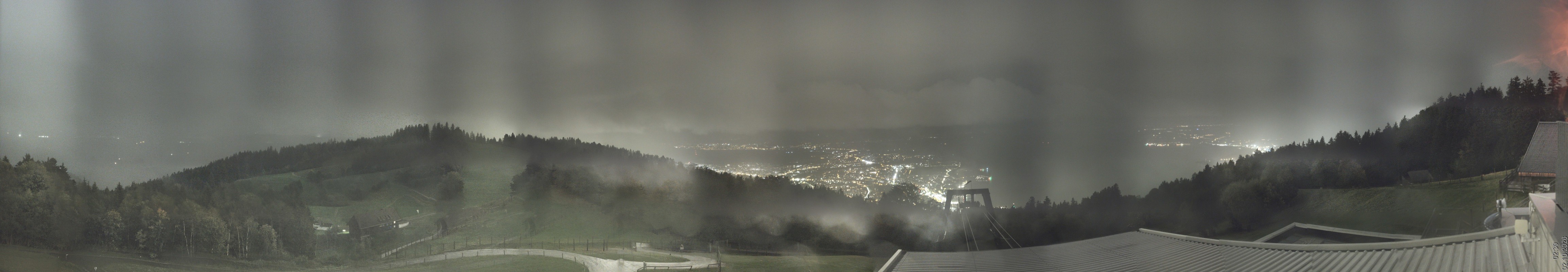 Archiv Foto Webcam Bregenz: Bergstation Pfänderbahn