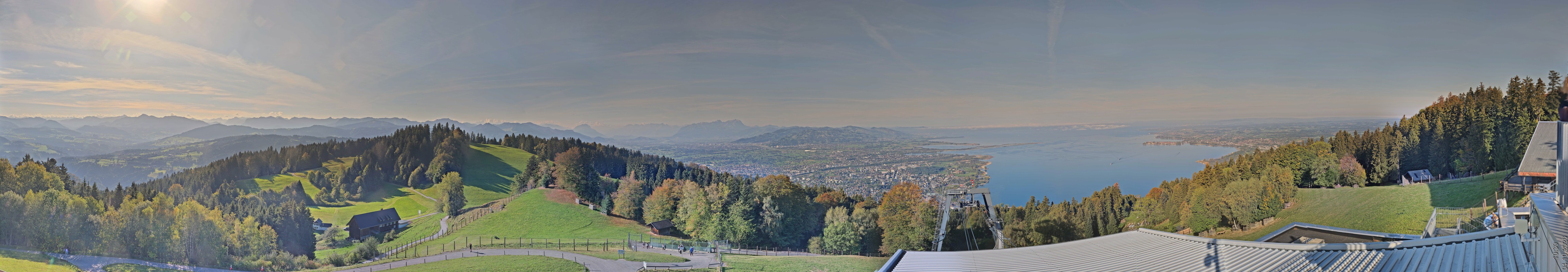 Archived image Webcam Top Station Pfänderbahn