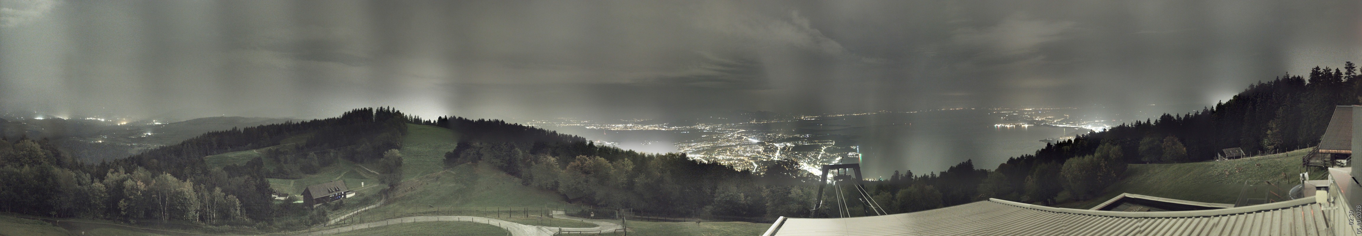 Archiv Foto Webcam Bregenz: Bergstation Pfänderbahn