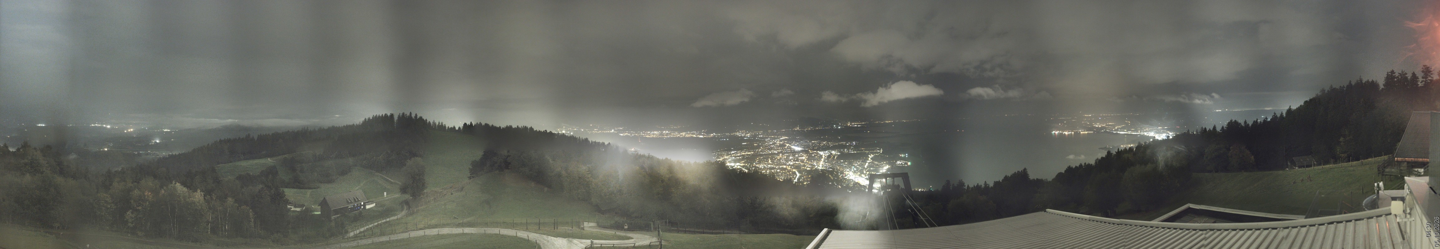 Archiv Foto Webcam Bregenz: Bergstation Pfänderbahn