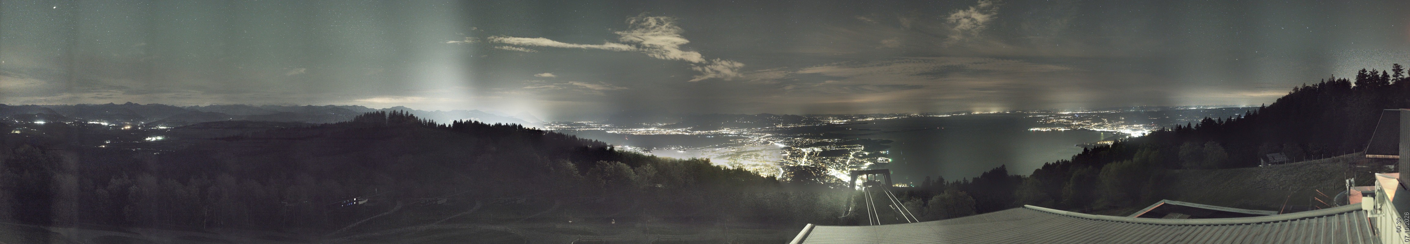 Archiv Foto Webcam Bregenz: Bergstation Pfänderbahn