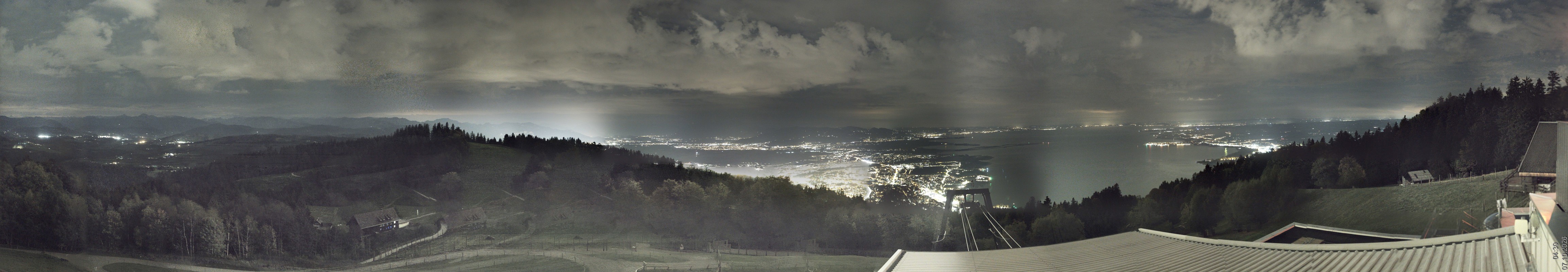 Archiv Foto Webcam Bregenz: Bergstation Pfänderbahn