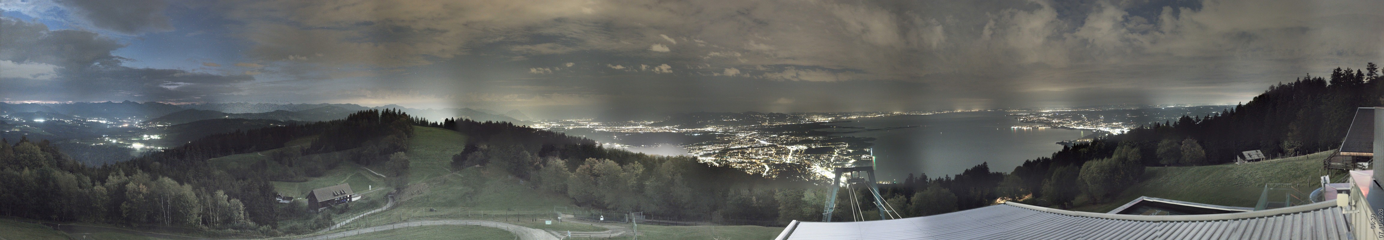 Archiv Foto Webcam Bregenz: Bergstation Pfänderbahn