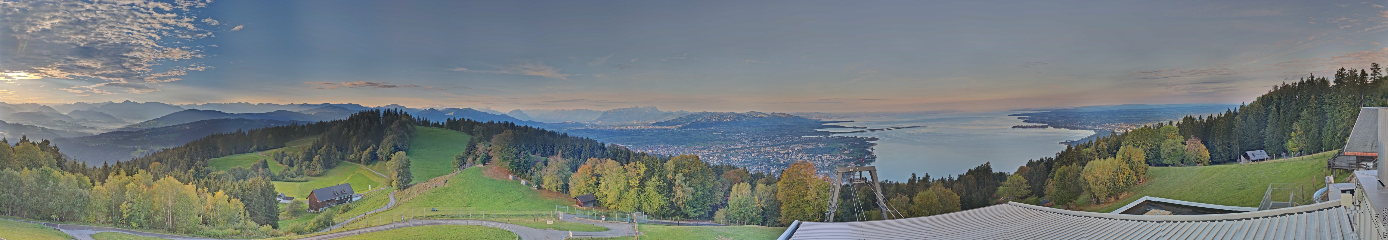 Archiv Foto Webcam Bregenz: Bergstation Pfänderbahn