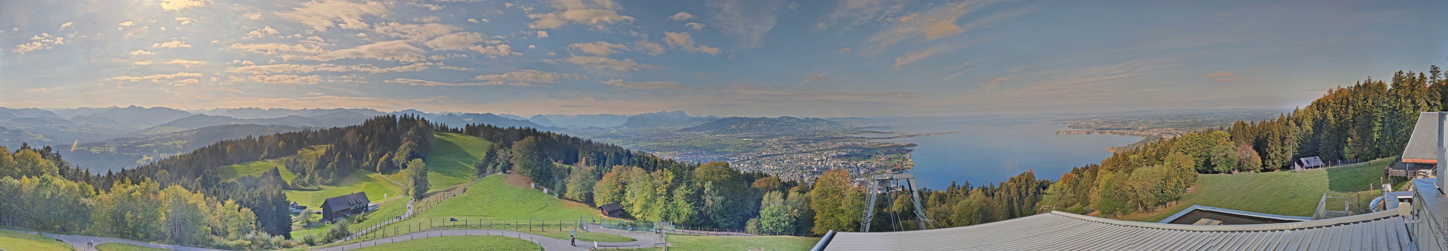 Archiv Foto Webcam Bregenz: Bergstation Pfänderbahn