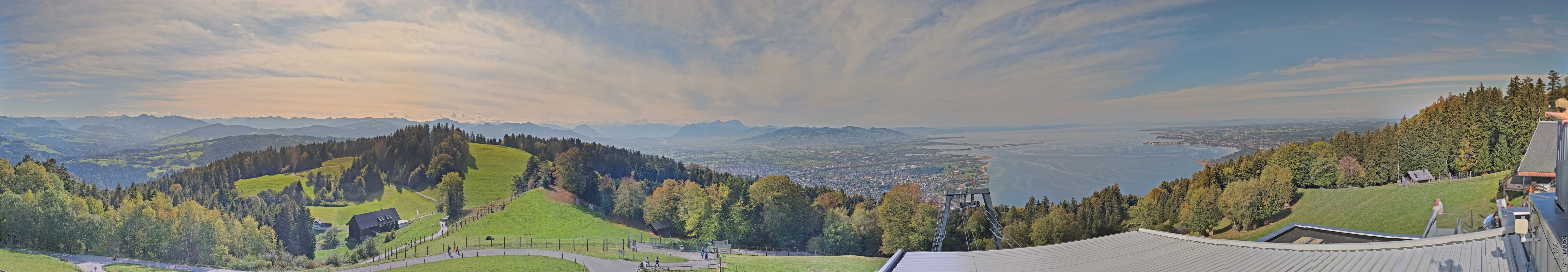 Archiv Foto Webcam Bregenz: Bergstation Pfänderbahn
