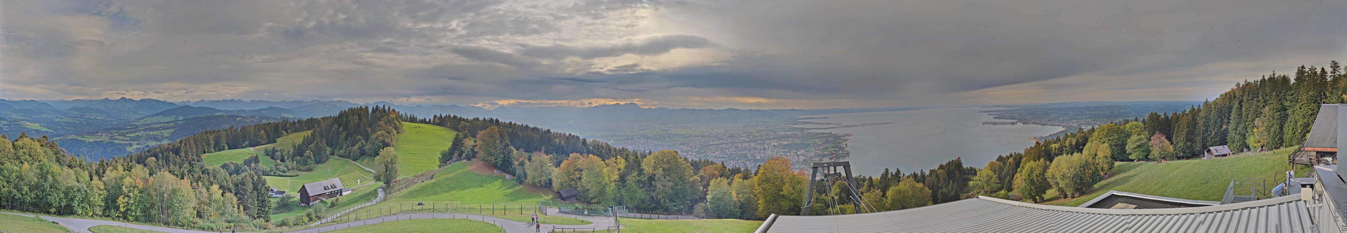 Archiv Foto Webcam Bregenz: Bergstation Pfänderbahn