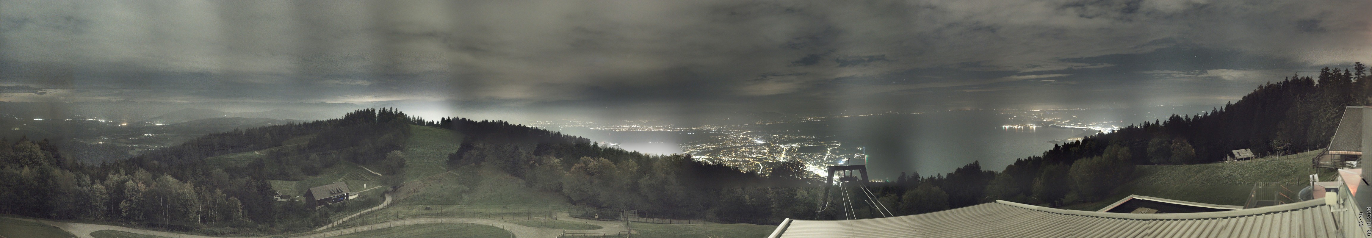 Archiv Foto Webcam Bregenz: Bergstation Pfänderbahn