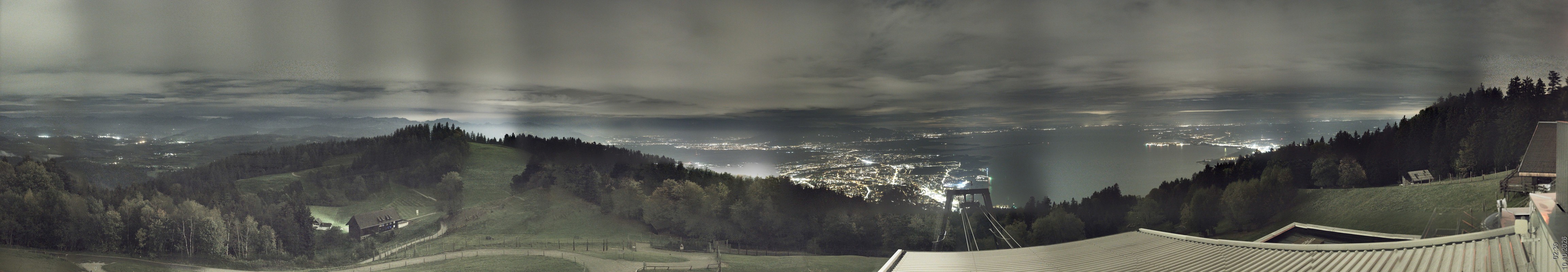 Archiv Foto Webcam Bregenz: Bergstation Pfänderbahn