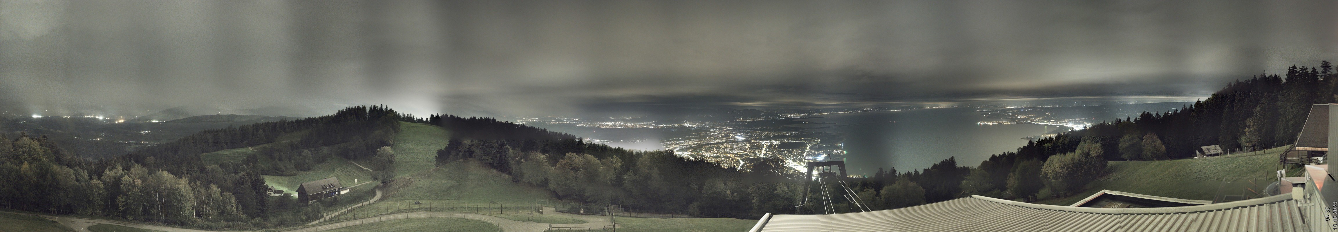 Archiv Foto Webcam Bregenz: Bergstation Pfänderbahn