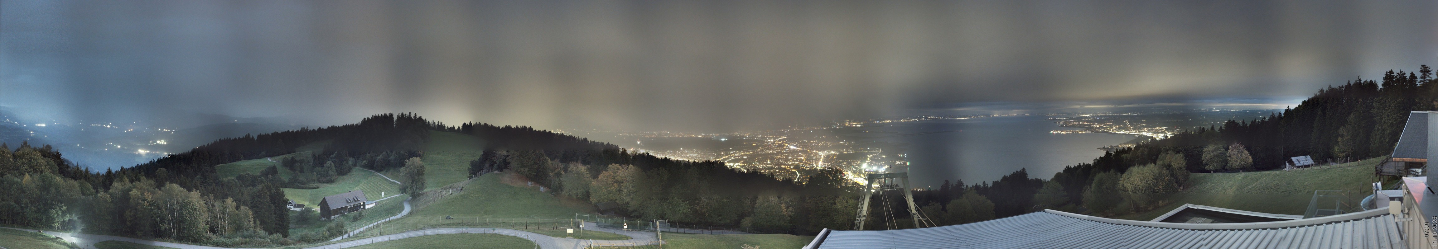Archiv Foto Webcam Bregenz: Bergstation Pfänderbahn