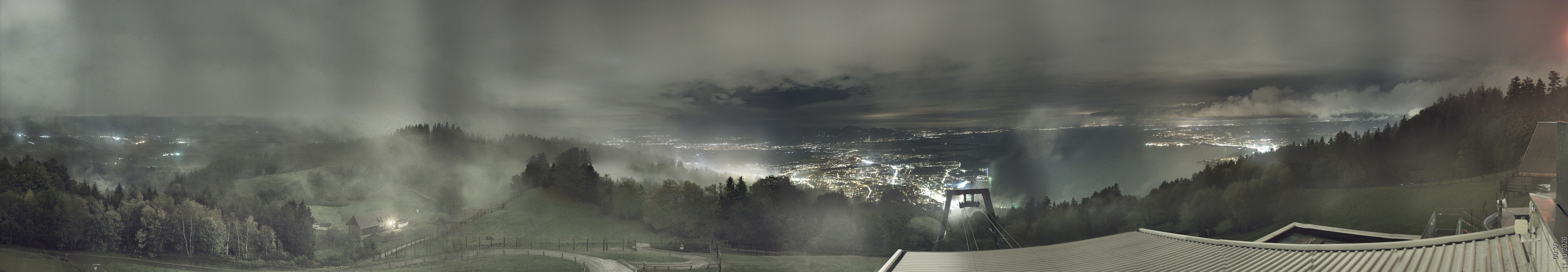 Archived image Webcam Top Station Pfänderbahn