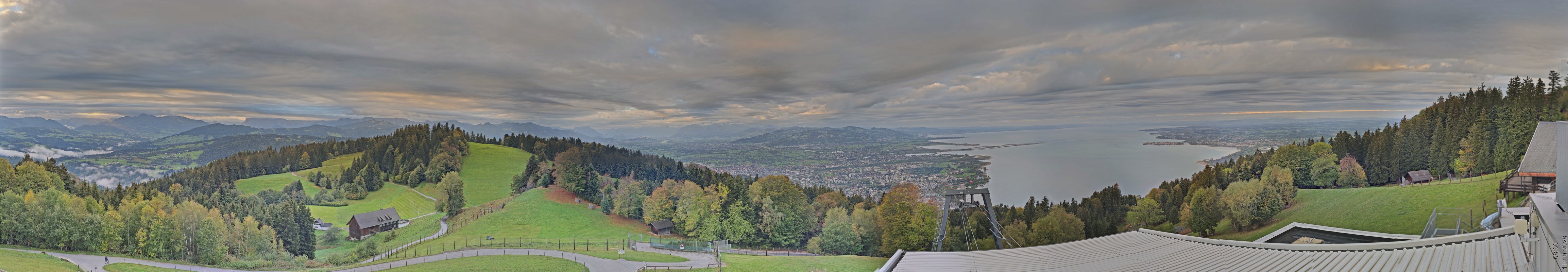 Archiv Foto Webcam Bregenz: Bergstation Pfänderbahn