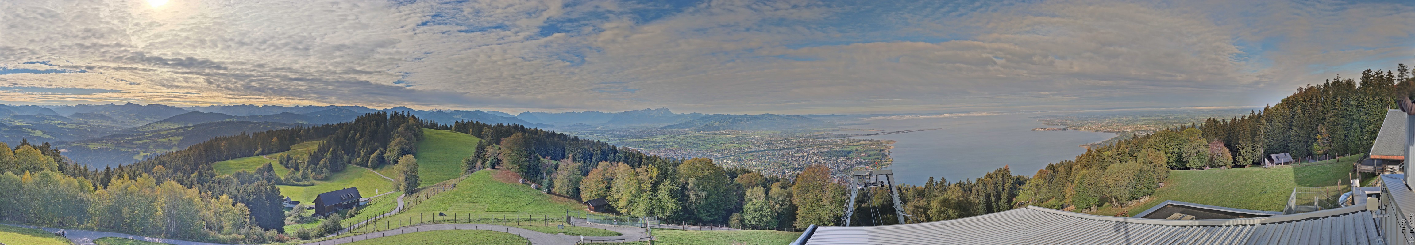 Archiv Foto Webcam Bregenz: Bergstation Pfänderbahn